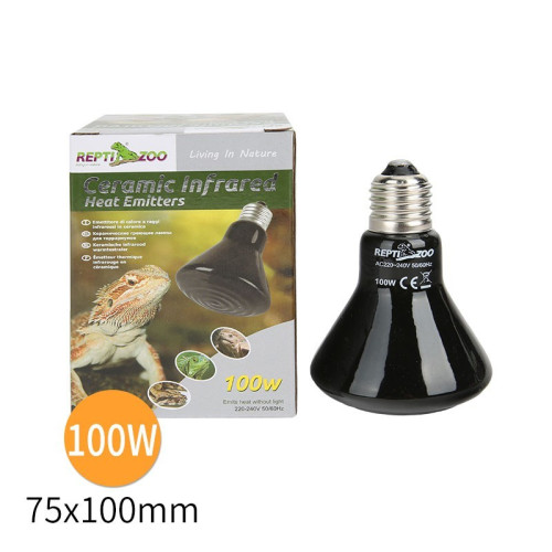 Repti-Zoo Ceramiczny emiter ciepła 100W - Idealny do terrarium
