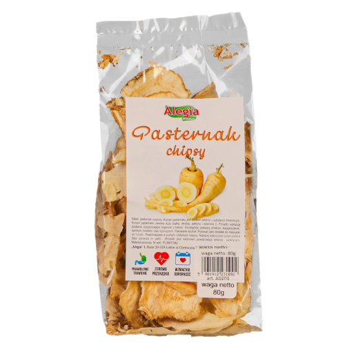 Alegia Chipsy pasternaku 80g - Naturalna, chrupiąca przekąska dla gryzoni