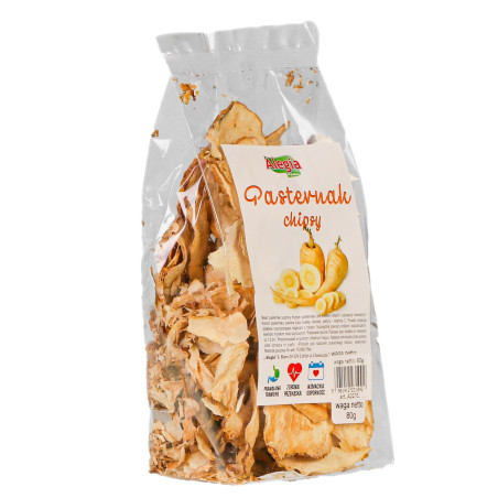 Alegia Chipsy pasternaku 80g - Naturalna, chrupiąca przekąska dla gryzoni