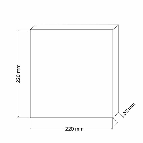 Gąbka filtracyjna Happet drobnoziarnista 25x25x5 cm