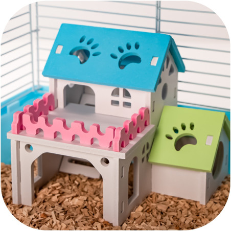 Domek dla gryzoni Furrever Friends American Mouse-House dla myszy i chomików