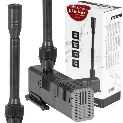 Kruger Meier FusionX 1200 zestaw fontannowy z filtrem do oczka wodnego - Krystaliczna woda