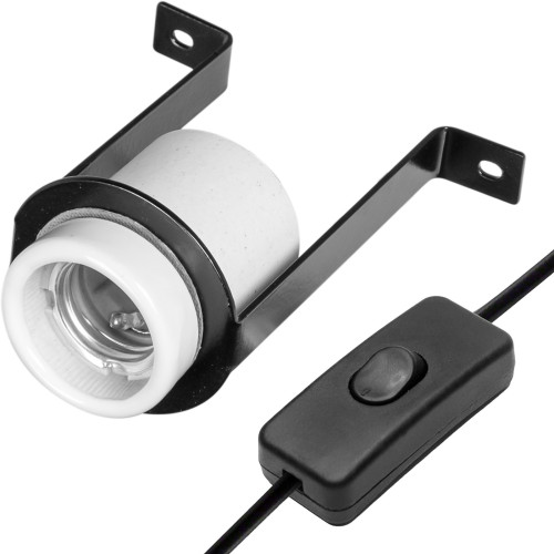 Terrario Muaritan Ceramic Socket - oprawka na żarówkę grzewczą z uchwytem | Idealna do terrarium