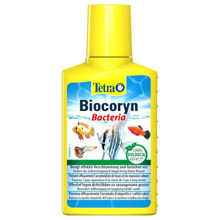 Tetra Biocoryn 100ml - Szybkie usuwanie szkodliwych substancji, bezpieczny dla ryb