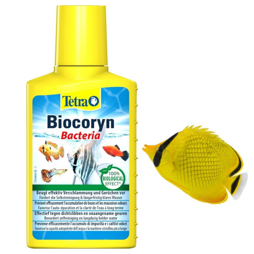 Tetra Biocoryn 100ml - Szybkie usuwanie szkodliwych substancji, bezpieczny dla ryb
