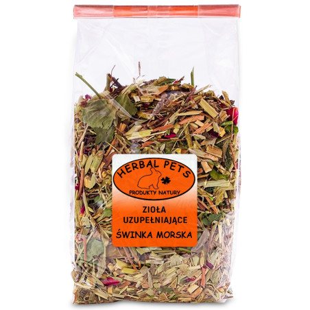 Herbal Pets - Zioła Podstawowe dla Świnki Morskiej 100g | Naturalne uzupełnienie diety, szybka wysyłka