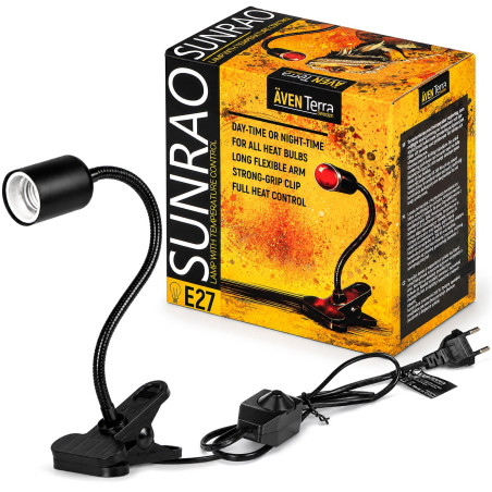 Lampa grzewcza do terrarium Aventerra SUNRAO z regulacją mocy
