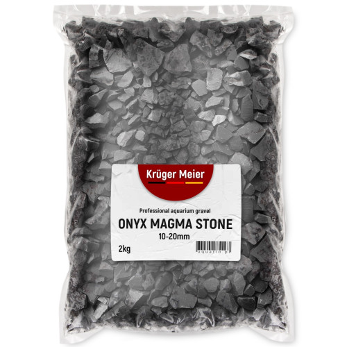 Żwir akwariowy Kruger Meier Onyx Magma Stones 10-20 mm 2 kg