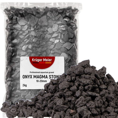 Żwir akwariowy Kruger Meier Onyx Magma Stones 10-20 mm 2 kg