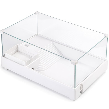 Terrarium dla żółwia Kruger Meier Turtle Shell Garden 49×31×18,5 cm z wyspą