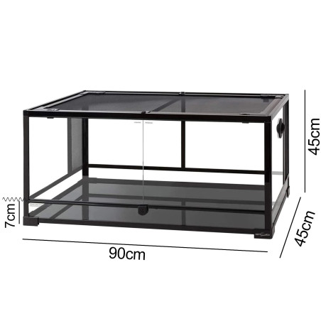 Repti-Zoo Terrarium RK 90x45x45cm - Idealne dla gadów