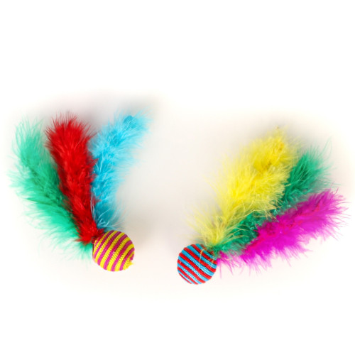 HappyPet Carnival Ball Toy 2 szt - Aktywna zabawa i stymulacja kota