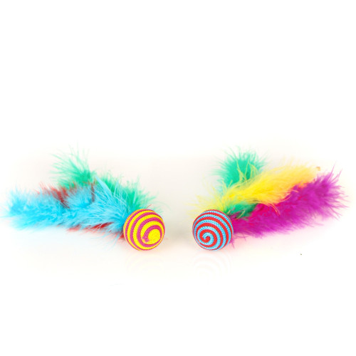 HappyPet Carnival Ball Toy 2 szt - Aktywna zabawa i stymulacja kota