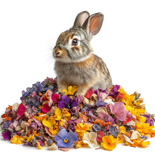 Herbal Pets Płatki Kwiatów 30g - Smaczne, naturalne urozmaicenie diety gryzoni