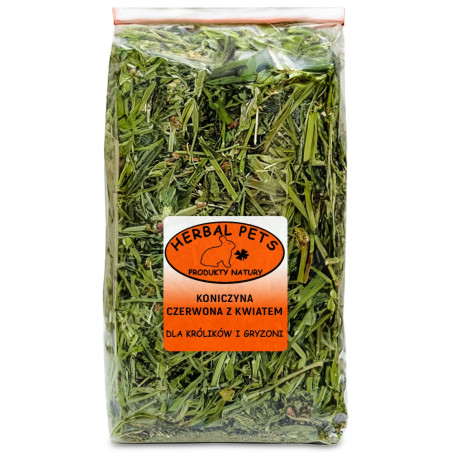 Herbal Pets Koniczyna Czerwona z Kwiatem 80g - Naturalna, urozmaicona karma dla gryzoni
