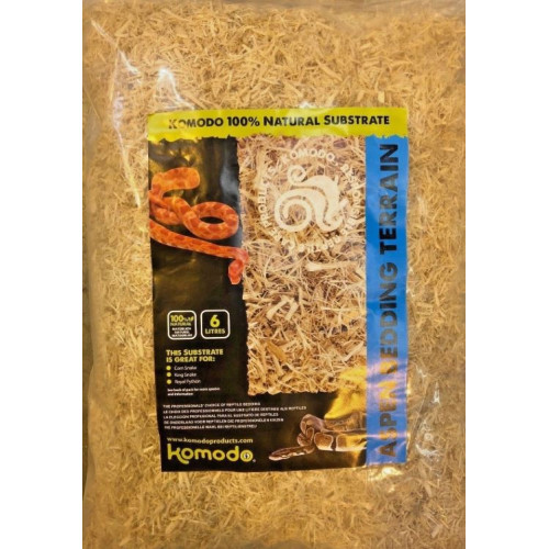 Komodo Aspen Bed 12l - Idealne do terrarium, naturalne włókno topoli