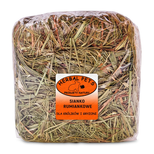 Herbal Pets - Sianko Rumiankowe 300g | Naturalne, aromatyczne sianko dla gryzoni