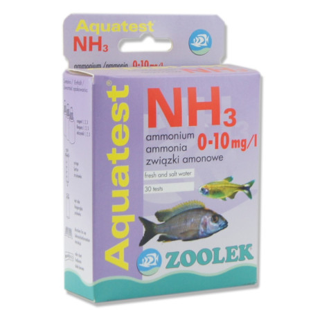 Zoolek Test NH3 - Szybki pomiar amoniaku, bezpieczne akwarium