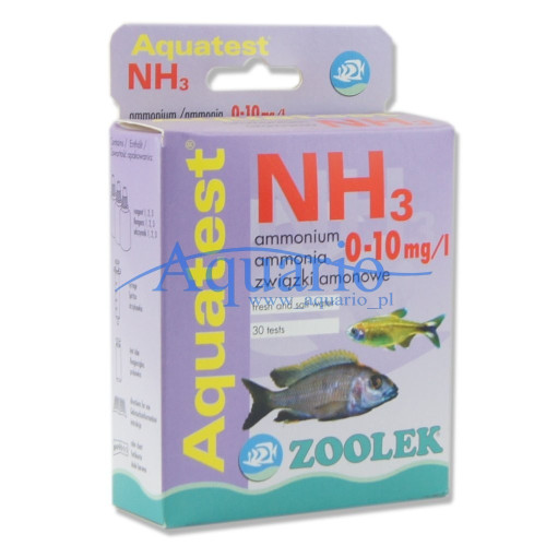 Zoolek Test NH3 - Szybki pomiar amoniaku, bezpieczne akwarium