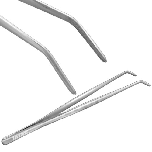 Terrario ViperTweez Bent L - pęseta zagięta 30cm | Precyzyjne karmienie bez stresu