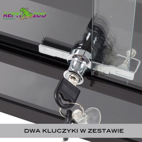 Zamek Repti-Zoo do drzwi przesuwnych 9 cm do terrarium