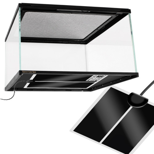 Terrarium szklane Terrario Frevo Clear 30x20x17 cm, przezroczyste
