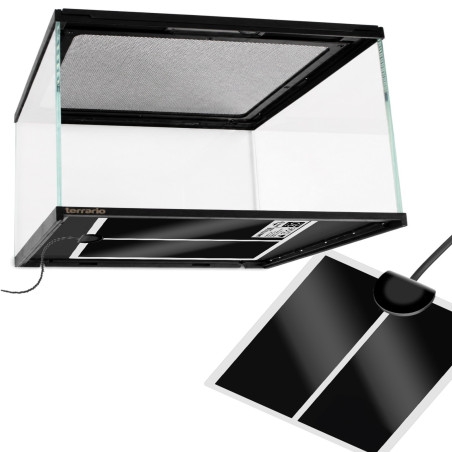 Terrarium szklane Terrario Frevo Clear 30x20x17 cm, przezroczyste