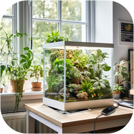 Terrario Amarillo 5W - mata grzewcza z termostatem LCD | Idealna do terrarium
