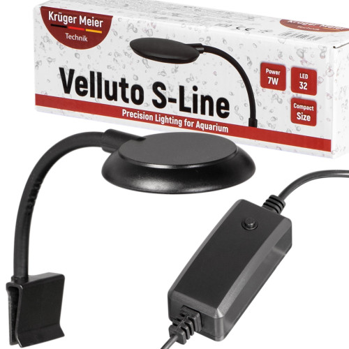 Kruger Meier Velluto S-Line Black lampa LED 10-40l - Idealna do akwarium