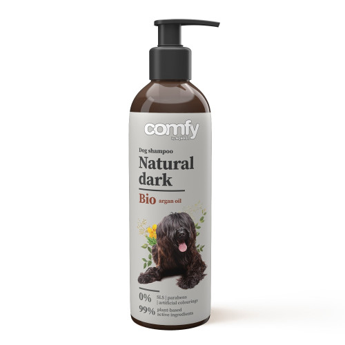 Comfy Natural Dark 250ml - podkreśla kolor i nabłyszcza ciemną sierść