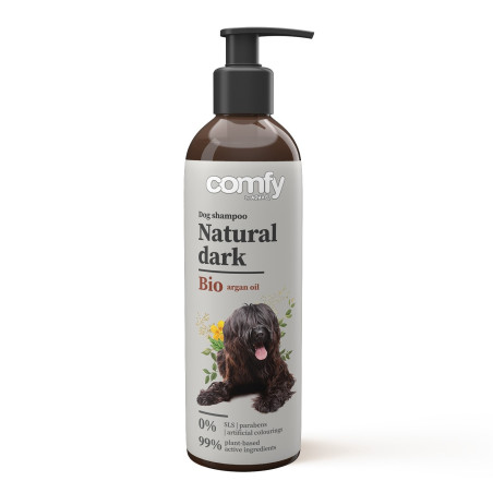 Comfy Natural Dark 250ml - podkreśla kolor i nabłyszcza ciemną sierść