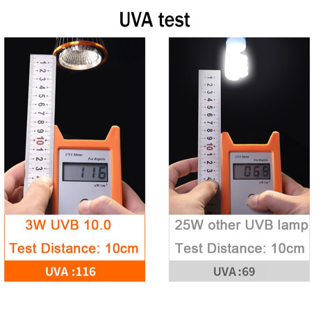 Terrario Reptile's LED UVB 10.0 3W - Idealna do terrarium