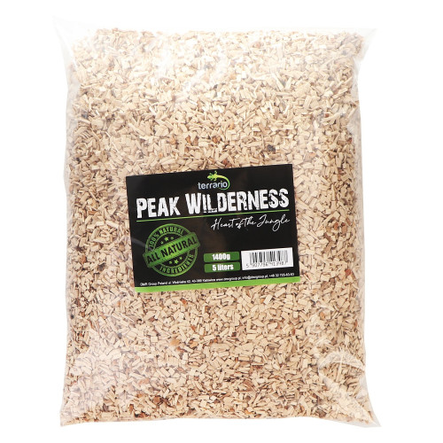 Terrario Peak Wilderness 5l - drobne zrębki bukowe | Naturalne podłoże idealne do terrarium