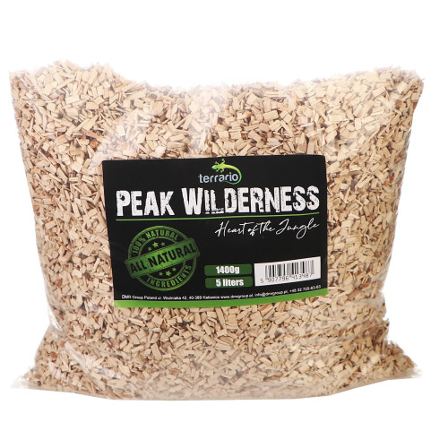 Terrario Peak Wilderness 5l - drobne zrębki bukowe | Naturalne podłoże idealne do terrarium