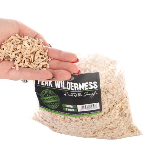 Terrario Peak Wilderness 5l - drobne zrębki bukowe | Naturalne podłoże idealne do terrarium