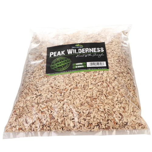 Terrario Peak Wilderness 5l - drobne zrębki bukowe | Naturalne podłoże idealne do terrarium