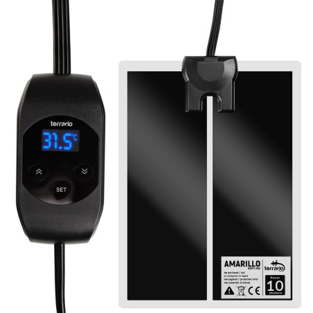 Terrario Amarillo 10W mata grzewcza z termostatem LCD - Bezpieczne i precyzyjne ogrzewanie