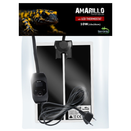 Terrario Amarillo 10W mata grzewcza z termostatem LCD - Bezpieczne i precyzyjne ogrzewanie