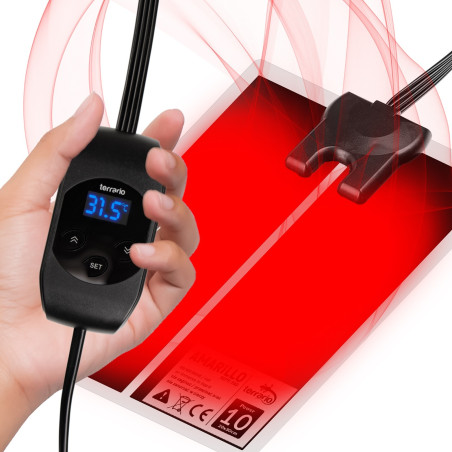 Terrario Amarillo 10W mata grzewcza z termostatem LCD - Bezpieczne i precyzyjne ogrzewanie