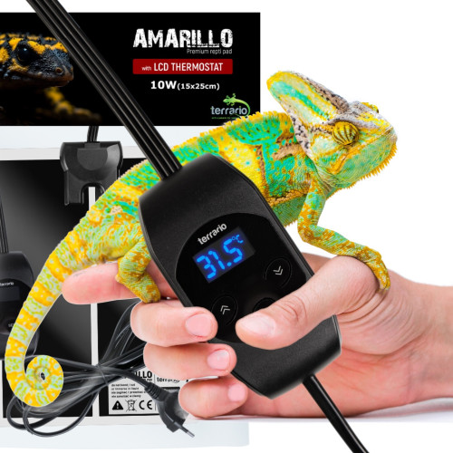 Terrario Amarillo 10W mata grzewcza z termostatem LCD - Bezpieczne i precyzyjne ogrzewanie