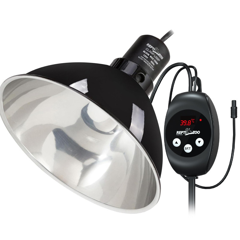 Repti-Zoo Big Lamp with Thermostat - lampa do terrarium z termostatem