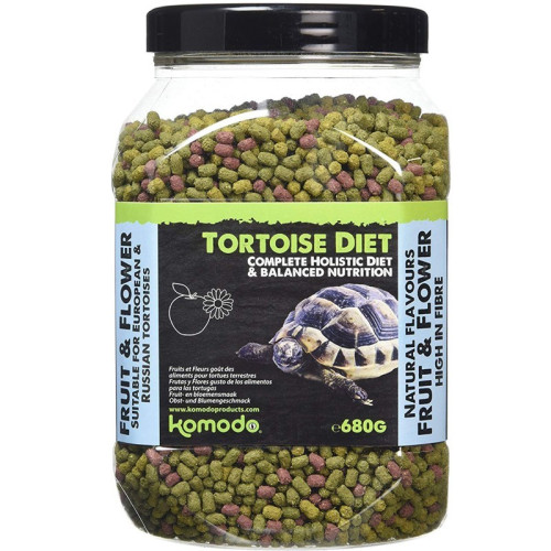 Komodo Tortoise Diet Fruit Flower 680g - Dla zdrowej skorupy i energii