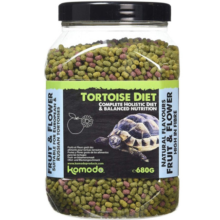 Komodo Tortoise Diet Fruit Flower 680g - Dla zdrowej skorupy i energii