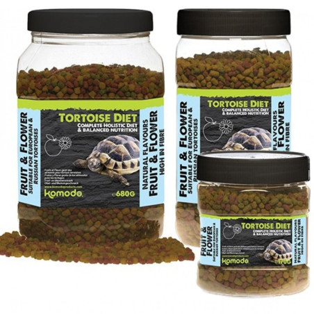 Komodo Tortoise Diet Fruit Flower 680g - Dla zdrowej skorupy i energii