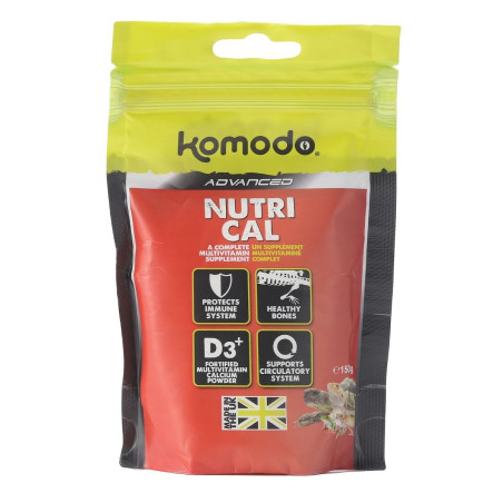 Komodo Nutri-Cal 75g - Wapń i witaminy dla zdrowych żółwi i jaszczurek