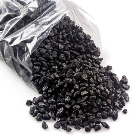 Eco Plant Black River 1kg - żwirek czarny 2-4mm | Idealny do akwarium roślinnego