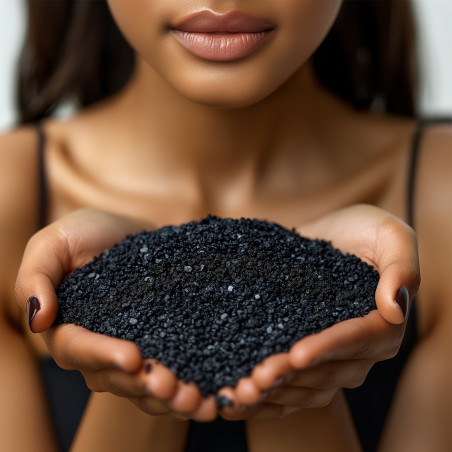 Eco Plant Black River 1kg - żwirek czarny 2-4mm | Idealny do akwarium roślinnego