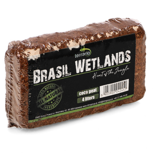 Terrario Brasil Wetlands 4l | Idealne podłoże z włókien kokosa do terrarium