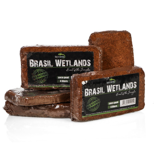 Terrario Brasil Wetlands 4l | Idealne podłoże z włókien kokosa do terrarium