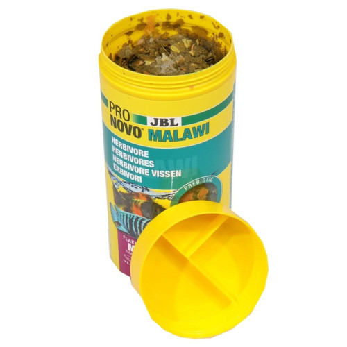 JBL Pronovo Malawi Flakes M - pokarm w płatkach dla pielęgnic 250ml | Wzmacnia barwy i kondycję